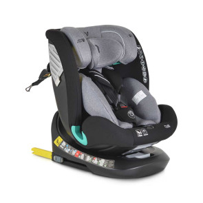 CANGAROO Стол за кола I-SIZE QUILL 360° ISOFIX (40-150 см) СИВ