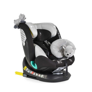 CANGAROO Стол за кола I-SIZE I-SERENGETI 360° ISOFIX (40-150 см) СВЕТЛО СИВ