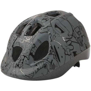 HEADGY Детска каска JUNIOR S (52-56см) SMIL DARK GREY/BLACK