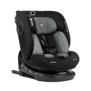 KIKKA BOO Стол за кола I-SIZE I-HIKE 360° ISOFIX (40-150 см) DARK GREY/BLACK