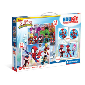 CLEMENTONI EDUKIT 4 в 1 Пъзел + Игри Spidey and His Amazing Friends