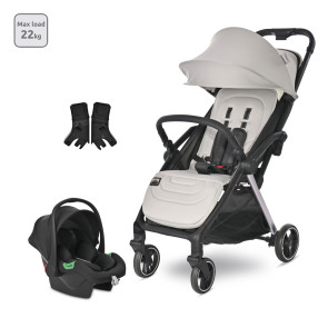 LORELLI Premium Количка LORET 2в1 СЕТ GRAY JASPER