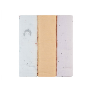 KIKKA BOO К-кт муселинови пелени 3бр 100х100 см HEDGE HUGS