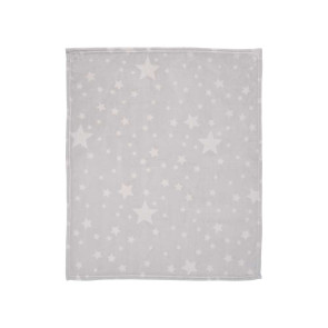 LORELLI Classic Одеяло корал 85/100 см. СИВО СЪС ЗВЕЗДИ