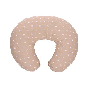 LORELLI Classic Възглавница за кърмене HAPPY ЛАТЕ С КОРОНИ