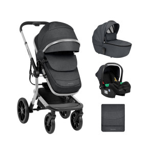 KIKKA BOO Комбинирана количка 3в1 IRENE DARK GREY