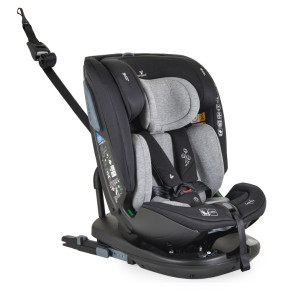 CANGAROO Стол за кола I-SIZE GRAVITY 360° ISOFIX (40-150 см.) СИВ