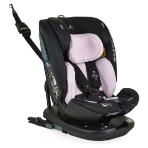CANGAROO Стол за кола I-SIZE GRAVITY 360° ISOFIX (40-150 см.) РОЗОВ/ЧЕРЕН