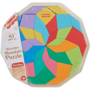 Fisher-Price® Дървен пъзел Мандала