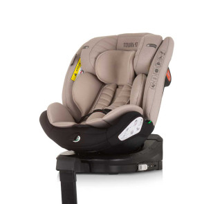 CHIPOLINO Стол за кола ТОРИНО 360° I-SIZE (40-150 см) ISOFIX МАКАДАМИЯ