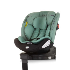 CHIPOLINO Стол за кола ТОРИНО 360° I-SIZE (40-150 см) ISOFIX ЗЕЛЕН