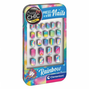 CRAZY CHIC самозалепващи нокти Rainbow