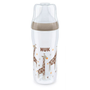 NUK PM Шише TEMPERATURE CONTROL PP 6+м. 360° мл ЖИРАФ