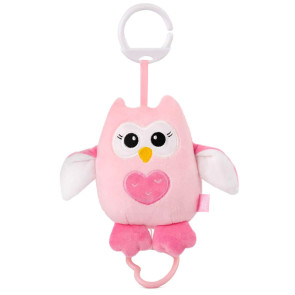 AMEK BABY Играчка латерна БУХАЛЧЕ 15 см. РОЗОВО