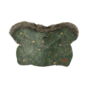 KIKKA BOO Ръкавица-маншон за количка LUXURY SECRET GARDEN GREEN