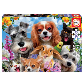 EDUCA Парадът на кученцата пъзел 200 части