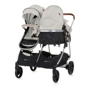 CHIPOLINO Комбинирана количка за близнаци ДУО СМАРТ БИШКОТА