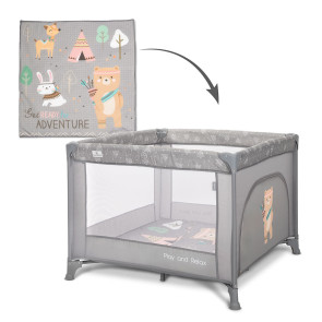 LORELLI Classic Кошара за игра PLAY N RELAX GREY ADVENTURE