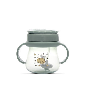 LORELLI MY FRIEND чаша с дръжки и сламка 250мл ICEBERG GREEN
