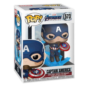 Funko POP! Marvel Avengers Endgame - Captain America With Broken Shield & Mjolnir 573 Bobble-Head