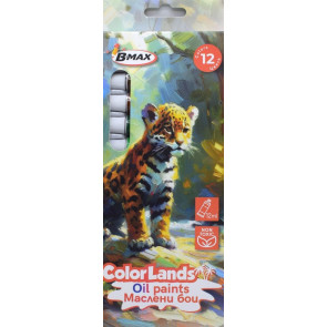 B-Max Маслени бои Color Lands 12 цвята