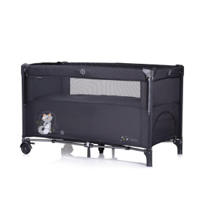 CHIPOLINO Кошара 2 нива с падаща преграда РЕЛАКС АНТРАЦИТ