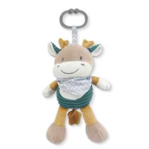 LORELLI Toys Музикална играчка плюш NATURAL ЕЛЕНЧЕ СИНЬО