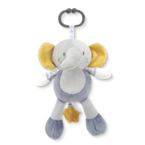 LORELLI Toys Музикална играчка плюш NATURAL СЛОНЧЕ СИВО