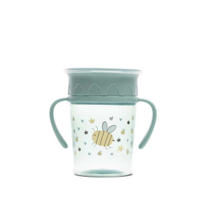 LORELLI Baby Care Неразливаща се чаша 360° 275мл ICEBERG GREEN 12М+