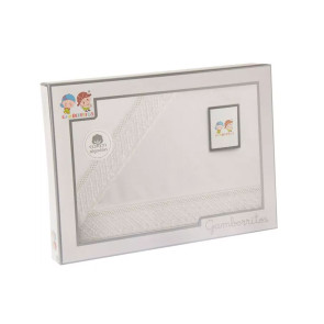 GAMBERRITOS Сет 3 части с бродерия 60х120 БЯЛ/ТОЧКИ