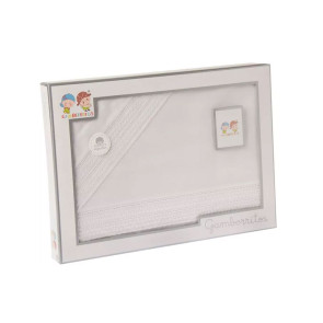 GAMBERRITOS Сет 3 части с бродерия 60х120 БЯЛ/ЦВЕТЧЕТА