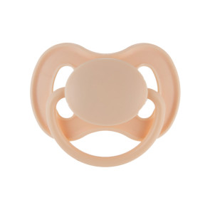 CANPOL Залъгалка каучук 1 бр. 0-6м NUDE КРЕМ