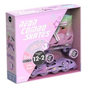 YVOLUTION NEON РОЛЕРИ 2В1 34-37 RAINBOW