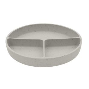 KIKKA BOO Чиния с отделения 600 мл. PLATINUM SILICONE SAND