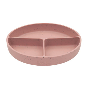 KIKKA BOO Чиния с отделения 600 мл. PLATINUM SILICONE BLUSH