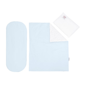 KIKKA BOO Сет 6 части за кош на новородено DREAM BIG BLUE