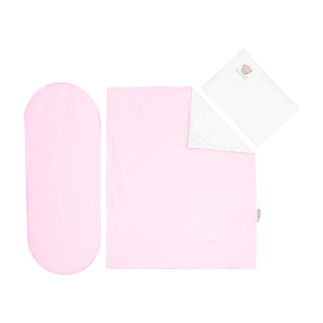 KIKKA BOO Сет 6 части за кош на новородено DREAM BIG PINK