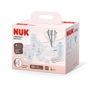 NUK PM Сет шишета 11 части силикон TEMPERATURE CONTROL PREMIUM
