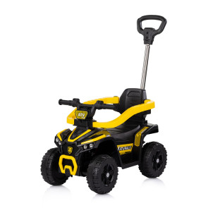 CHIPOLINO Ride-on с дръжка ATV ЖЪЛТ