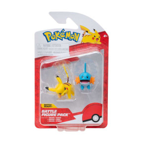 Pikachu and Mudkip