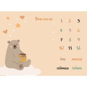 АМЕК BABY Платно за снимка за спомен МЕЧЕ