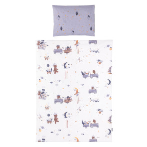 CHIPOLINO Сет за легло 3 части МЕЧО КОСМОНАВТ