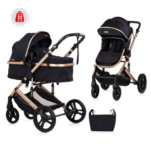 CHIPOLINO Комбинирана количка АМОРЕ ЧЕРНА