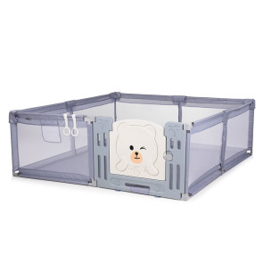 CHIPOLINO Кошара за игра 180х200 AMICO СИВА