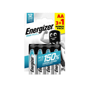 ENERGIZER Батерии Max Plus алкални AA (3+1 бр.)