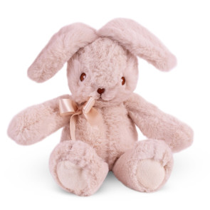 AMEK Плюшен заек с панделка екрю