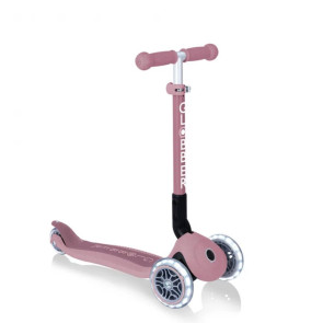 GLOBBER Тротинетка JUNIOR FOLDABLE LIGHTS ECO BERRY