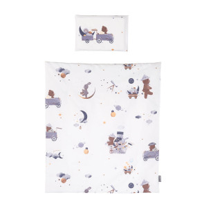 CHIPOLINO Спален к-кт за мини кошара МЕЧО КОСМОНАВТ