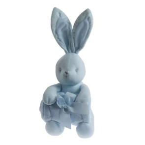 GAMBERRITOS Одеяло с играчка ЗАЙЧЕ СИНЬО