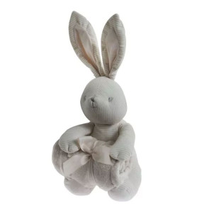 GAMBERRITOS Одеяло с играчка ЗАЙЧЕ БЕЖОВО